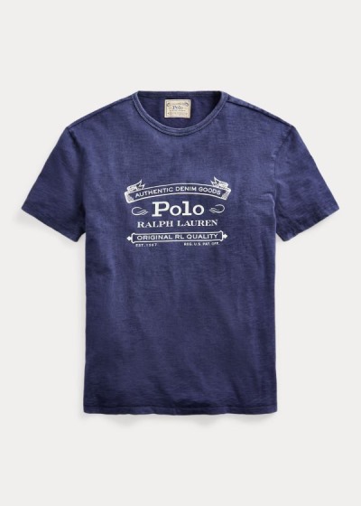 Polo Ralph Lauren Classic Fit Graphic T Shirt Herre Danmark (RYIZD8672)